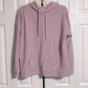 Marc New York cotton blend dusty pink lilac hoodie sweatshirt